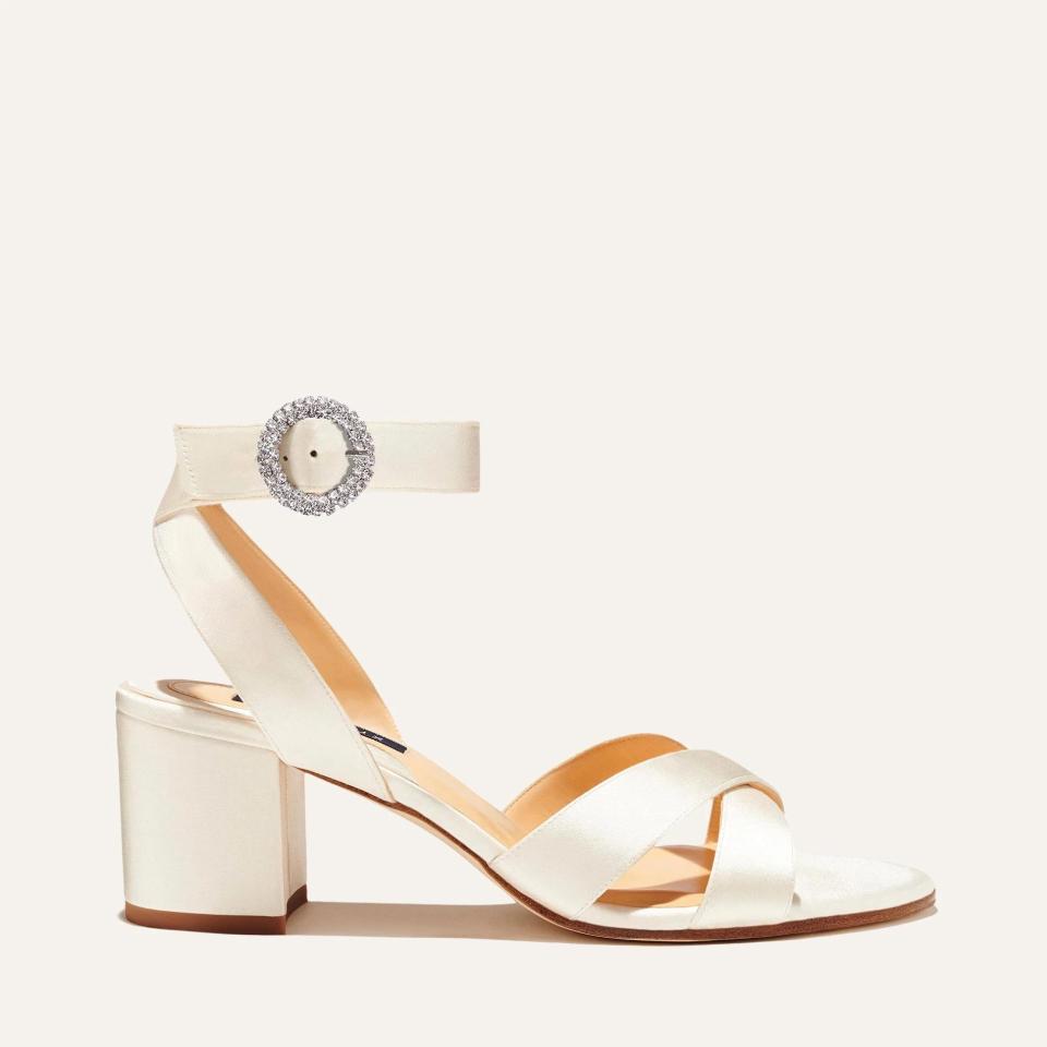 <p><a href="https://go.redirectingat.com?id=74968X1596630&url=https%3A%2F%2Fmargauxny.com%2Fproducts%2Fthe-city-sandal-ivory-satin&sref=https%3A%2F%2Fwww.elle.com%2Ffashion%2Fshopping%2Fg39980280%2Fcomfortable-wedding-shoes%2F" rel="nofollow noopener" target="_blank" data-ylk="slk:Shop Now;elm:context_link;itc:0;sec:content-canvas" class="link ">Shop Now</a></p><p>City Sandal</p><p>margauxny.com</p><p>$375.00</p>