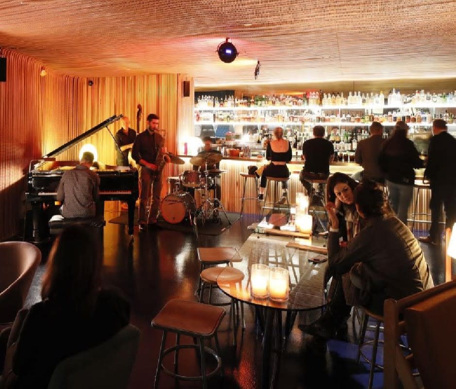 Hiding near LAX, Sam First is the city's best jazz bar—featuring top musicians in an intimate space reserved for savvy locals and travelers. <p>Courtesy of Sam First</p>