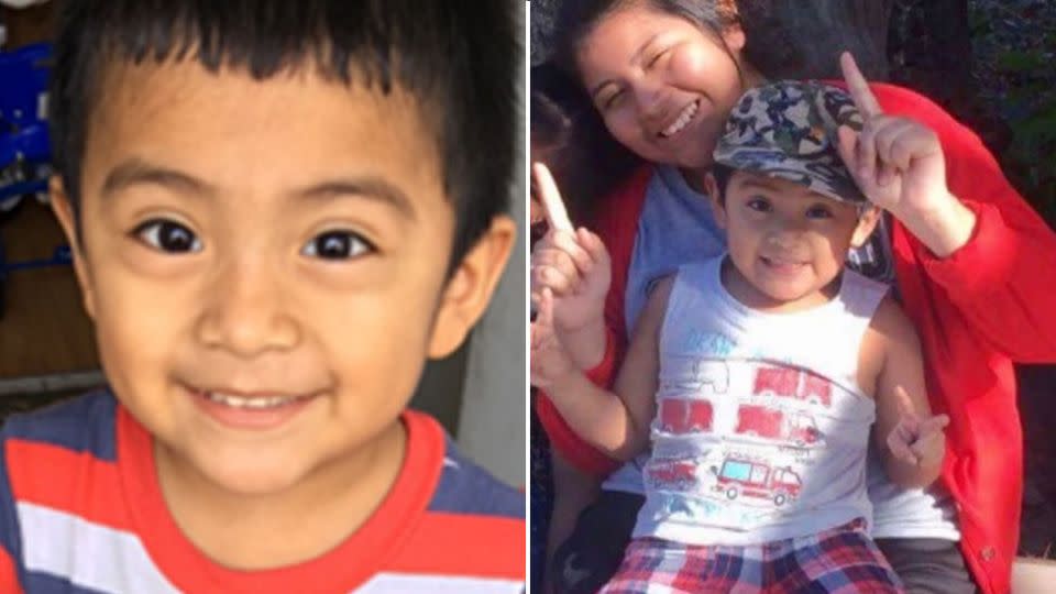 Five-year-old Jonathan was injured in the impact. Photo: GoFundMe