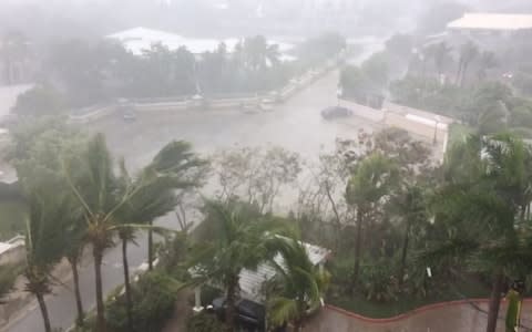 Hurricane Irma descends on Providenciales, in the Turks and Caicos Islands - Credit: Reuters