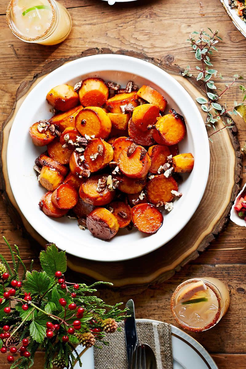 Sorghum-Glazed Sweet Potatoes