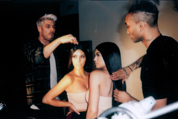 Instead of Kylie Jenner, it could be you taking a pic with Kim Kardashian. (Photo: Kim Kardashian via Instagram)