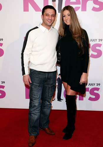 <p>Salvatore Coco and Renya Ibrahim arrive at the "Killers" premiere at Event Cinemas George Street on July 18, 2010 in Sydney, Australia.</p>