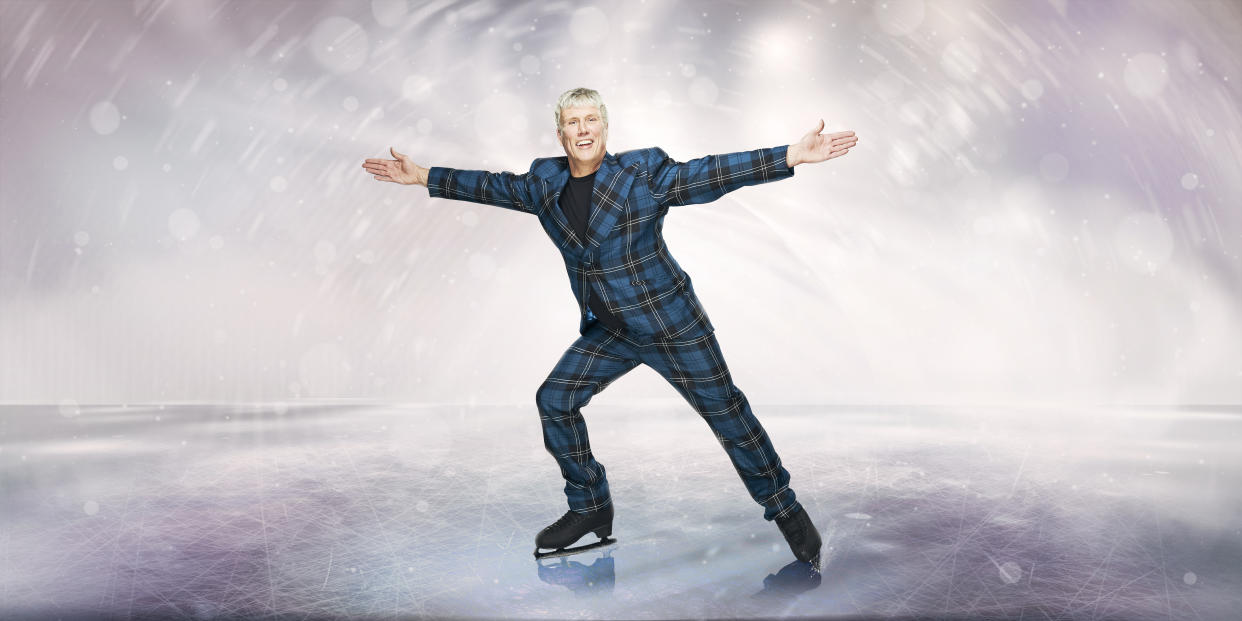 This image and the information contained herein is strictly embargoed until 00.01 Tuesday 11th January 2022

From Lifted Entertainment

Dancing on Ice: SR14 on ITV and ITV Hub

Pictured: Bez.

This photograph is (C) ITV Plc and can only be reproduced for editorial purposes directly in connection with the programme or event mentioned above, or ITV plc. Once made available by ITV plc Picture Desk, this photograph can be reproduced once only up until the transmission [TX] date and no reproduction fee will be charged. Any subsequent usage may incur a fee. This photograph must not be manipulated [excluding basic cropping] in a manner which alters the visual appearance of the person photographed deemed detrimental or inappropriate by ITV plc Picture Desk.  This photograph must not be syndicated to any other company, publication or website, or permanently archived, without the express written permission of ITV Picture Desk. Full Terms and conditions are available on the website www.itv.com/presscentre/itvpictures/terms

For further information please contact:
james.hilder@itv.com / 0207 157 3052