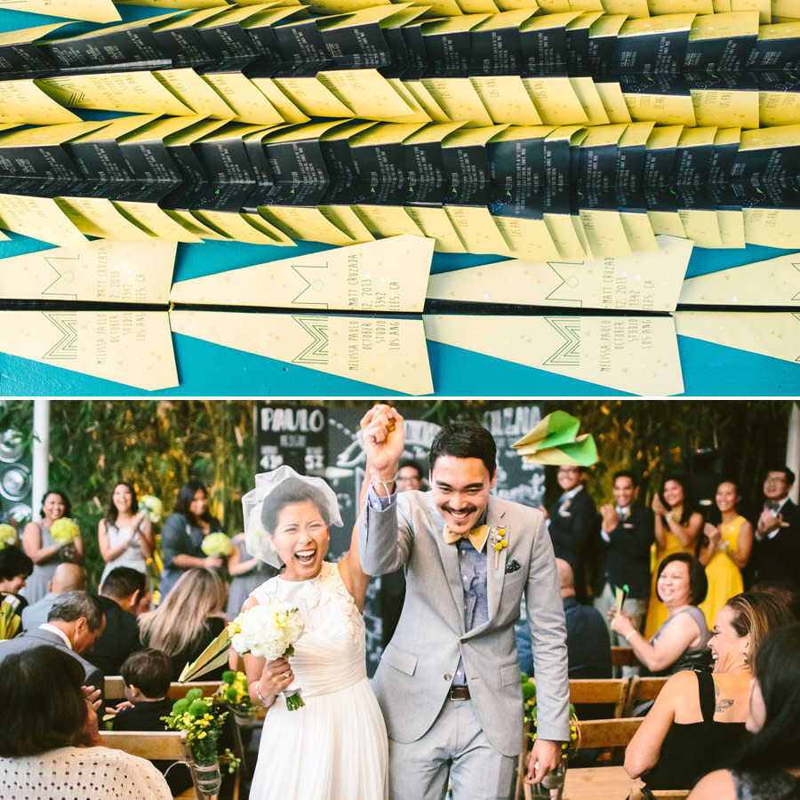 Which your guests will (obviously) throw at you as you exit the ceremony.