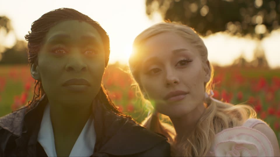 (From left) Cynthia Erivo and Ariana Grande in 'Wicked.' - Universal Pictures