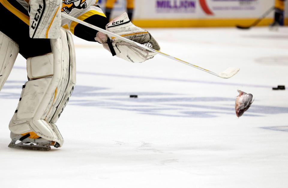 Fleury flicks a fish