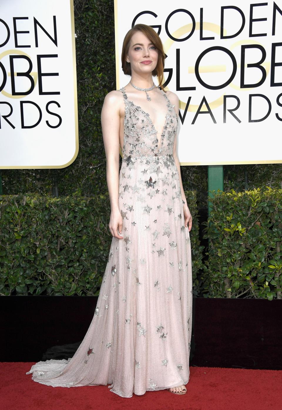 HIT: Emma Stone at the Golden Globes