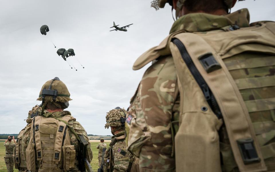 Soldiers from 4 Brigade take part in a large-scale training exercise in 2020