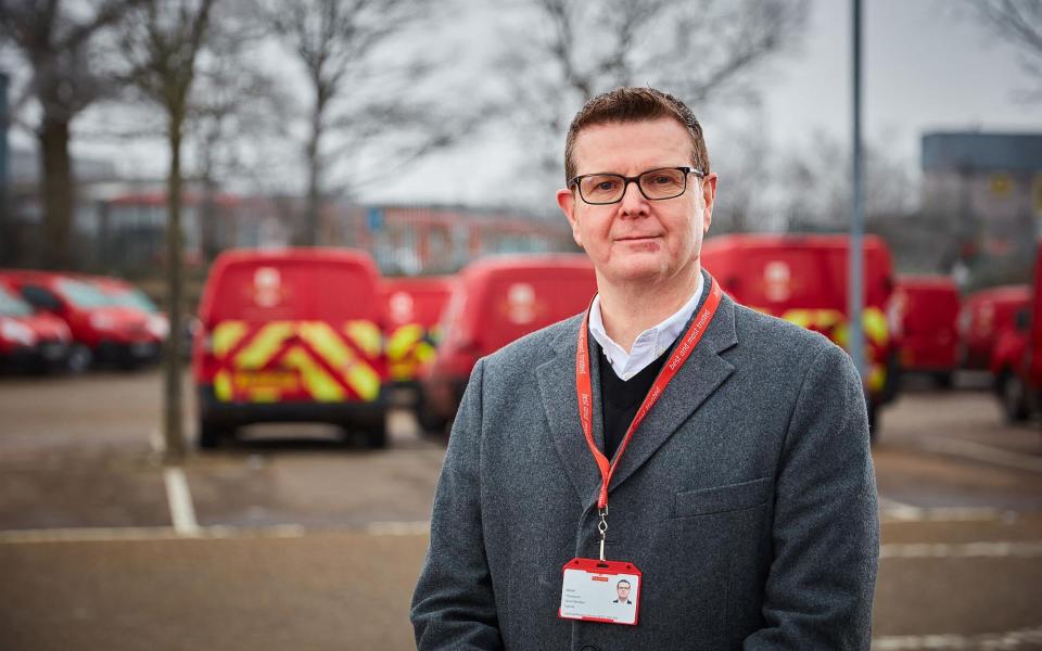 Royal Mail chief executive Simon Thompson - ROYAL MAIL GROUP/AFP via Getty Images