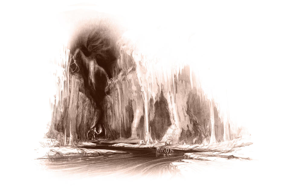 Interior artwork from Moria - Through the Doors of Durin