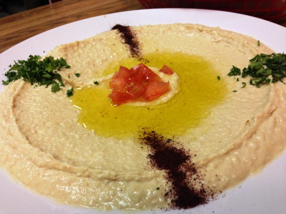 The hummus at Sahara Palace, 5890 E. State St., is a consistent crowd pleaser.