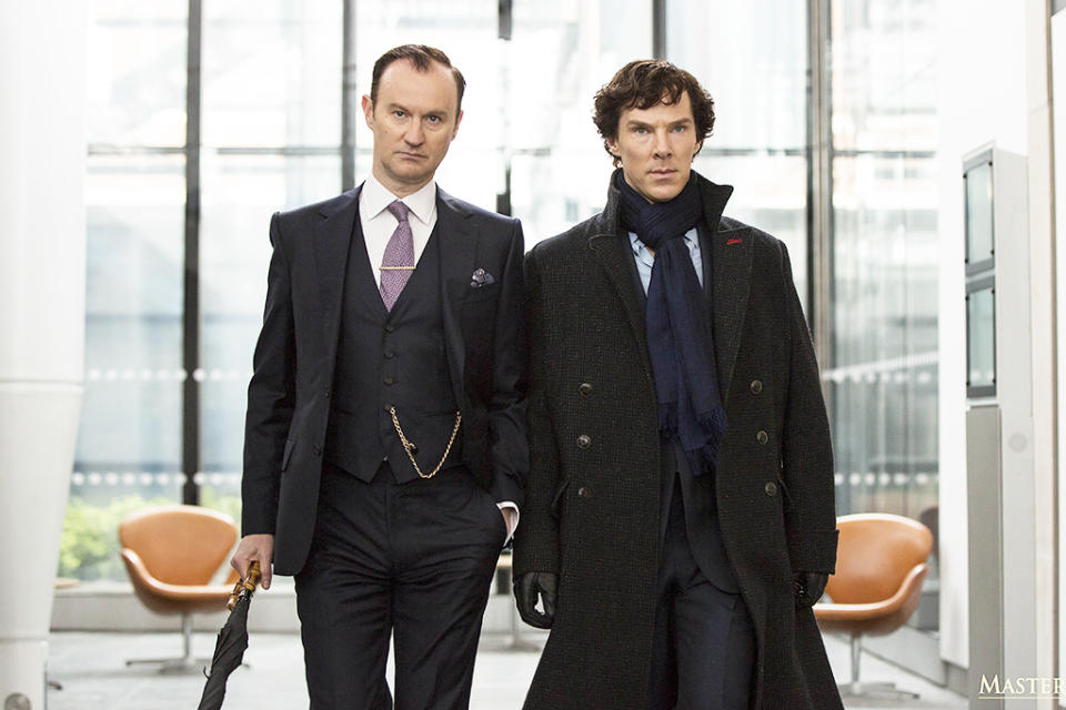 Mark Gatiss, Benedict Cumberbatch