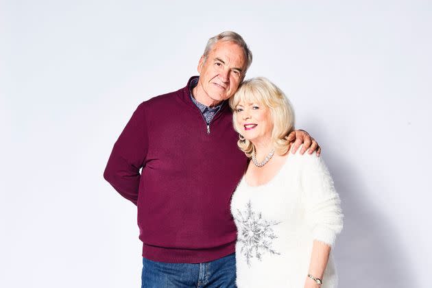 Larry Lamb and Alison Steadman as Pam and Mick Shipman from Gavin & Stacey