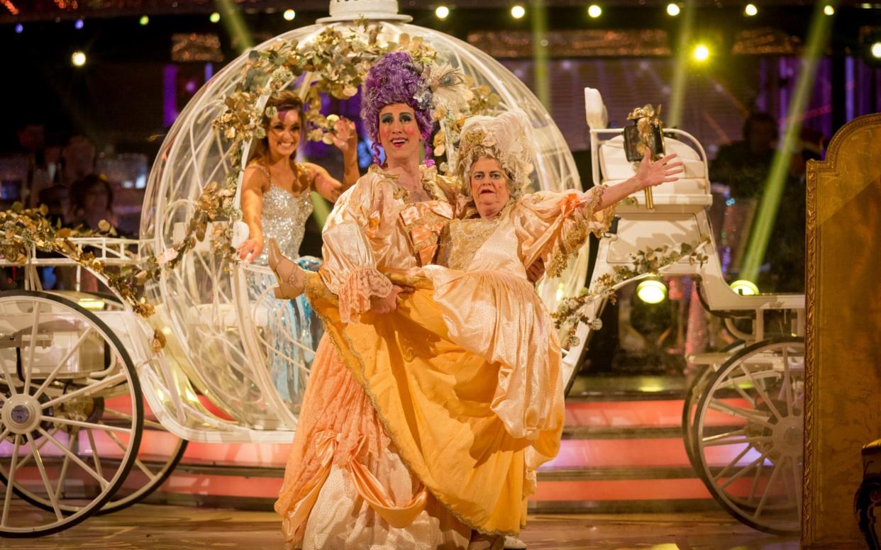 Anton Du Beke and Ann Widdecombe - WARNING: Use of this copyright image is subject to the terms of use of BBC Pictures' Digital Picture