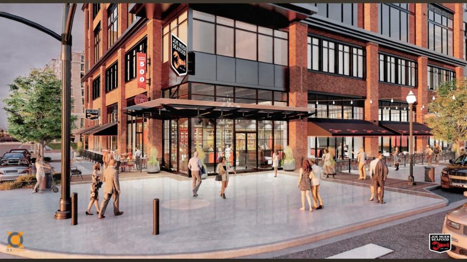 A rendering  of the new Joe Muer Seafood in downtown Nashville, Tennessee.