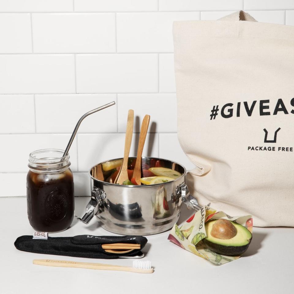 package free zero waste kit, best gifts for vegans