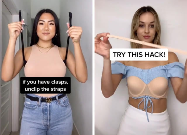We Tried All the Top TikTok Bra Hacks—Here's What Worked and What Didn't