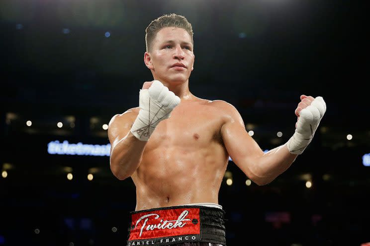 Daniel Franco is in a fight for his life after suffering a knockout loss on Saturday. (Getty)