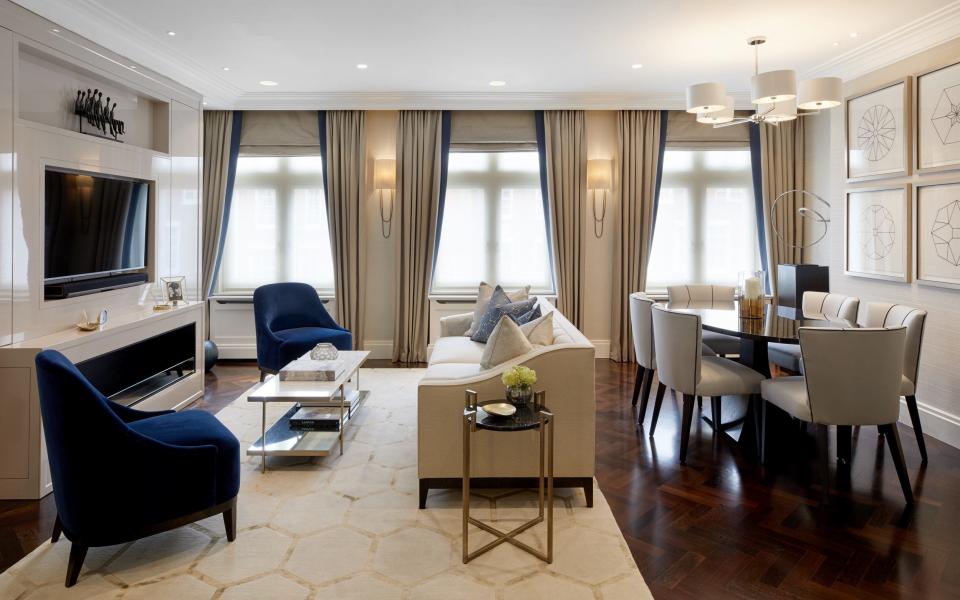 A luxury flat on Pont Street, Knightsbridge, has been designed according to vastu shastra