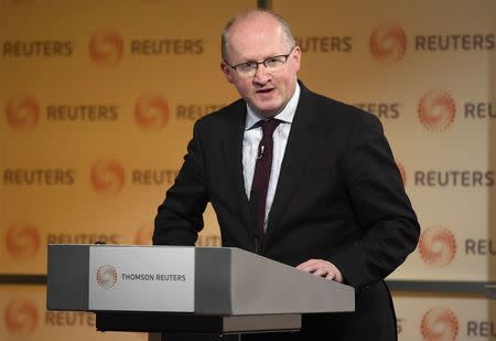 Philip Lane, Governor of the Central Bank of Ireland speaks at a Reuters Newsmaker event in London, Britain October 28, 2016. REUTERS/Toby Melville