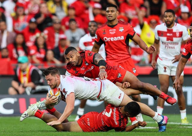 England v Tonga – Rugby League World Cup – Semi Final – Mount Smart Stadium