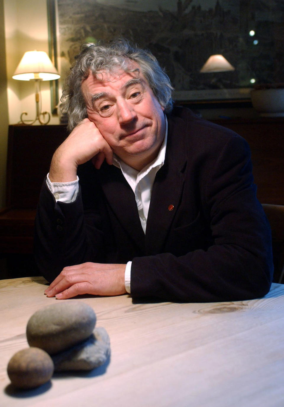 Former Monty Python star, writer and film director Terry Jones at his south London home.