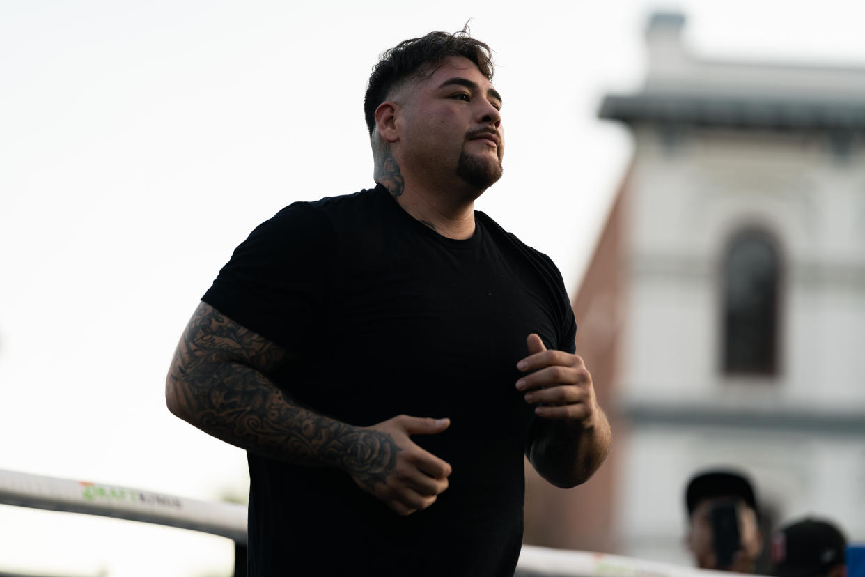 Former champion Andy Ruiz Jr. (34-2, 22 KOs) faces Luis Ortiz (33-2, 28 KOs) in a WBC heavyweight title eliminator Sunday in Los Angeles. (Ryan Hafey/Premier Boxing Champions)