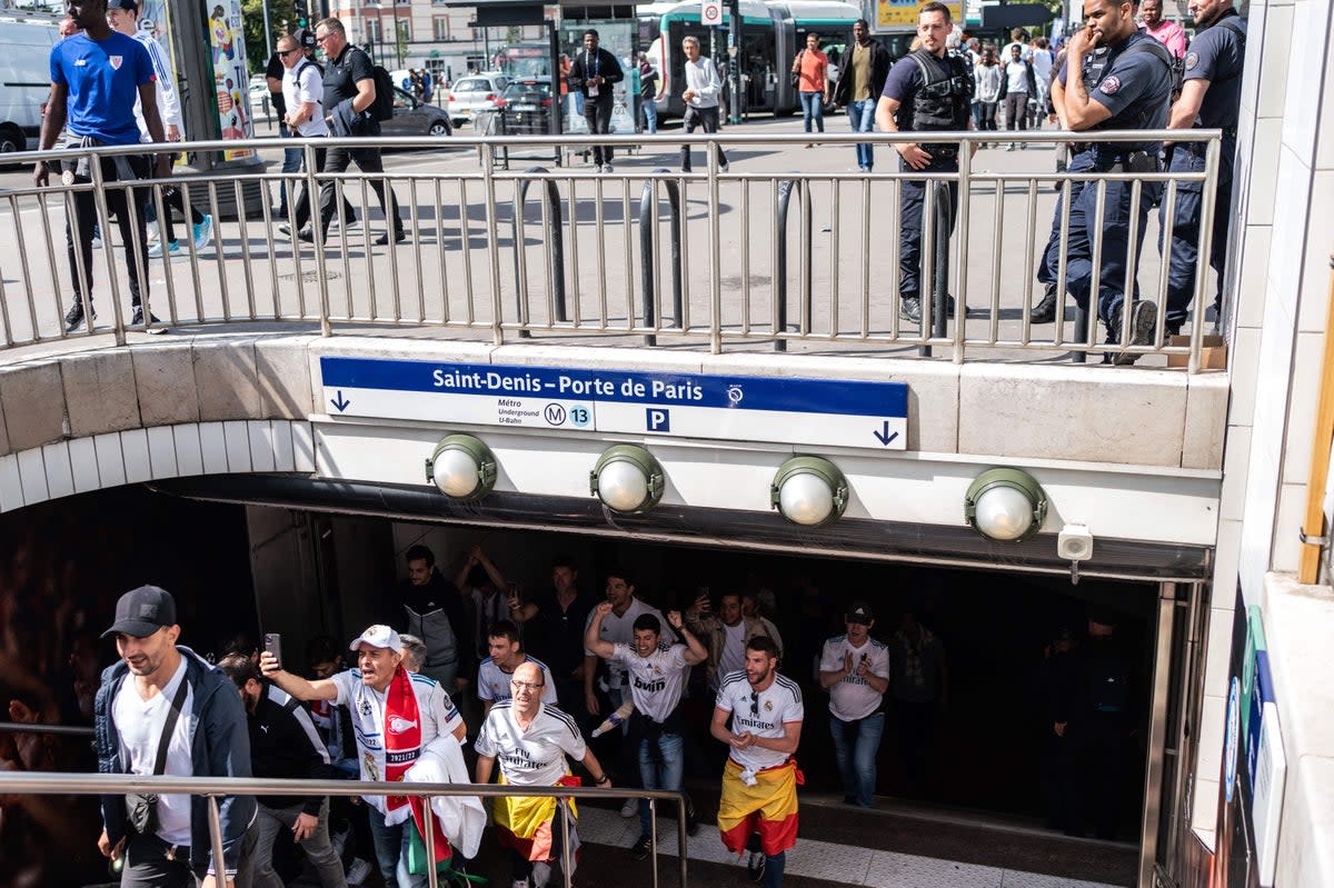 A joint statement from the CGT and UNSA unions described the strike as a success  (AFP via Getty Images)