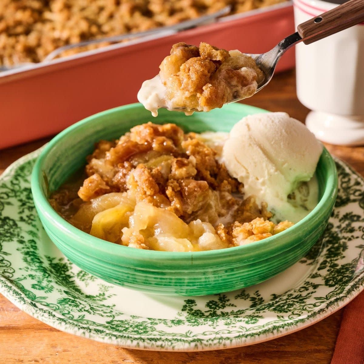 church potluck apple crumble