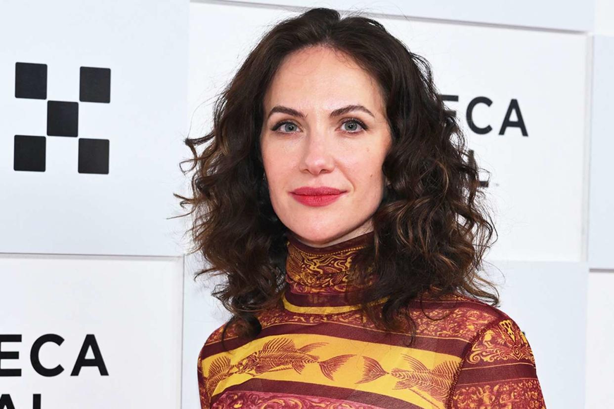 <p>Angela Weiss/AFP/Getty</p> Horror Film star Kate Siegel at the Tribeca Film Festival in 2023