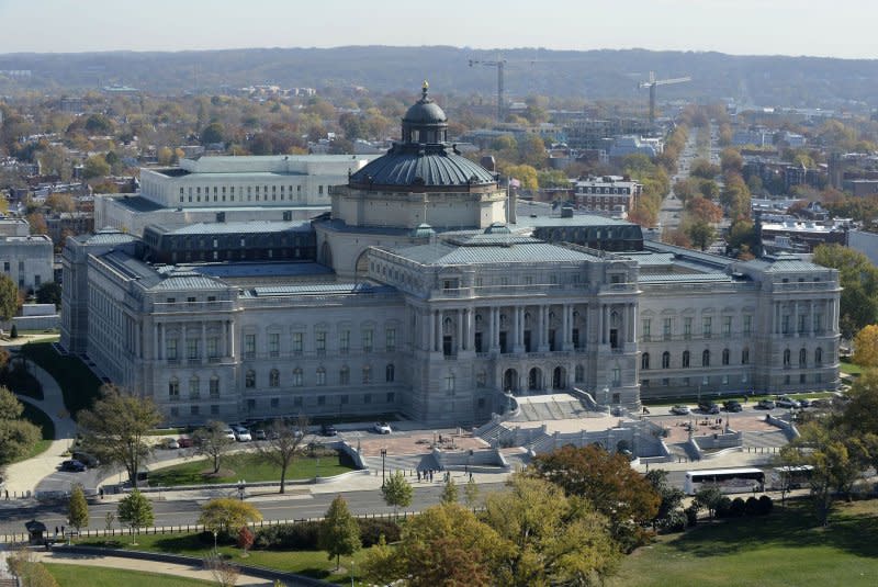 On April 24, 1800, the U.S. Congress established the Library of Congress. Pool photo by Olivier Douliery/UPI