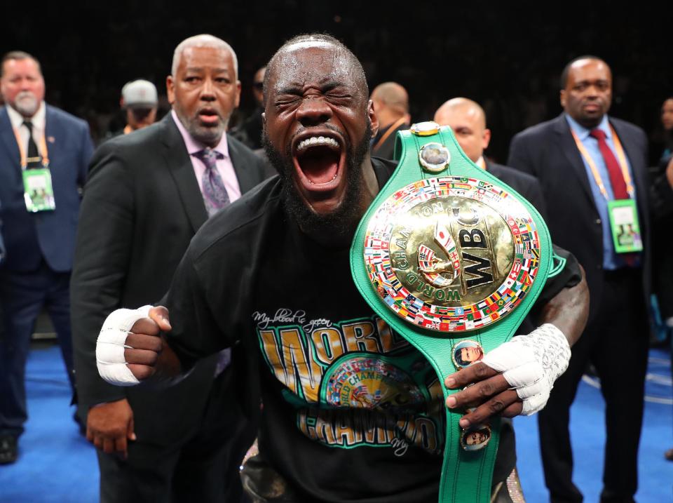 Dubois hoping to force his way up the WBC rankings - currently ruled by Wilder. (Getty Images)