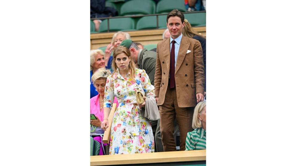 princess beatrice and edoardo mapelli mozzi at wimbledon