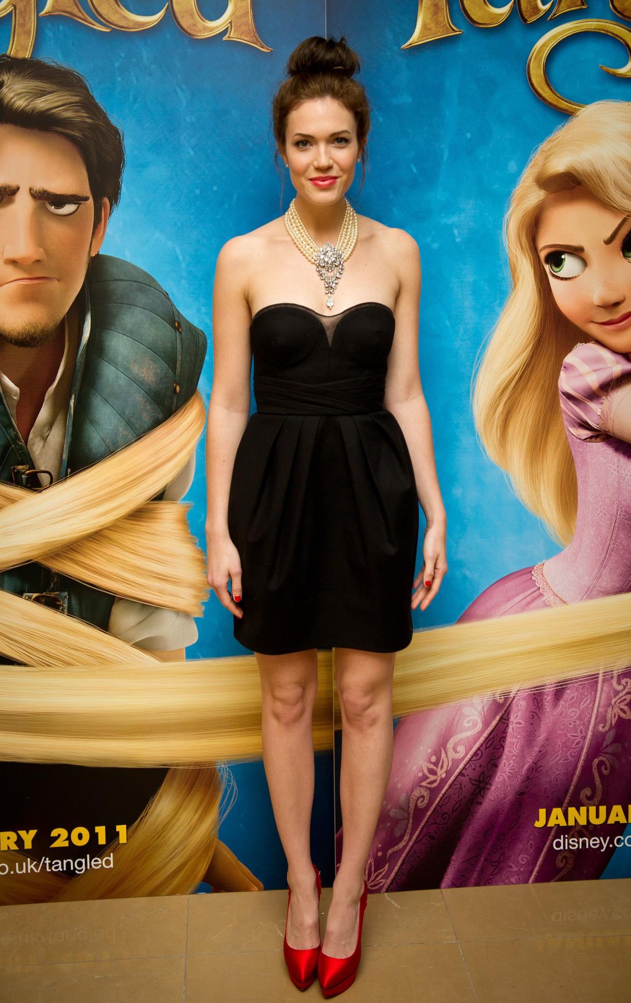 Moore at the U.K. premiere of "Tangled" in London. 