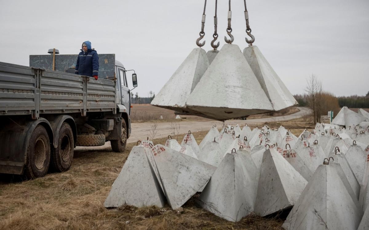 Die Ukraine bemüht sich um den Bau von Befestigungsanlagen