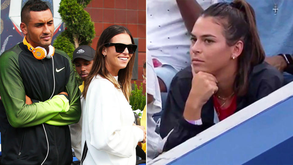 Aussies Ajla Tomljanovic and Nick Kyrgios used to be an item. 