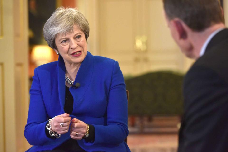 Prime Minister Theresa May announced last week the UK would be pulling out of the EU’s Digital Single Market (Jeff Overs/BBC via Getty Images)