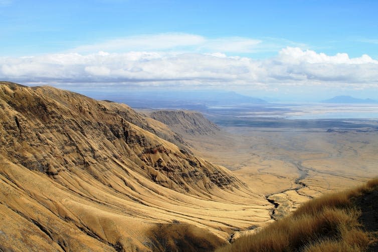 <span class="caption">Great Rift Valley, Tanzania.</span> <br> <span class="attribution"><a class="link " href="https://go.redirectingat.com?id=115076X1574194&url=https%3A%2F%2Fwww.shutterstock.com%2Fimage-photo%2Fgreat-rift-valley-tanzania-340852322%3Fsrc%3D_nOSyq_lhWGS4ivkkP_B0Q-1-3" rel="nofollow noopener" target="_blank" data-ylk="slk:Shutterstock;elm:context_link;itc:0;sec:content-canvas">Shutterstock</a></span>