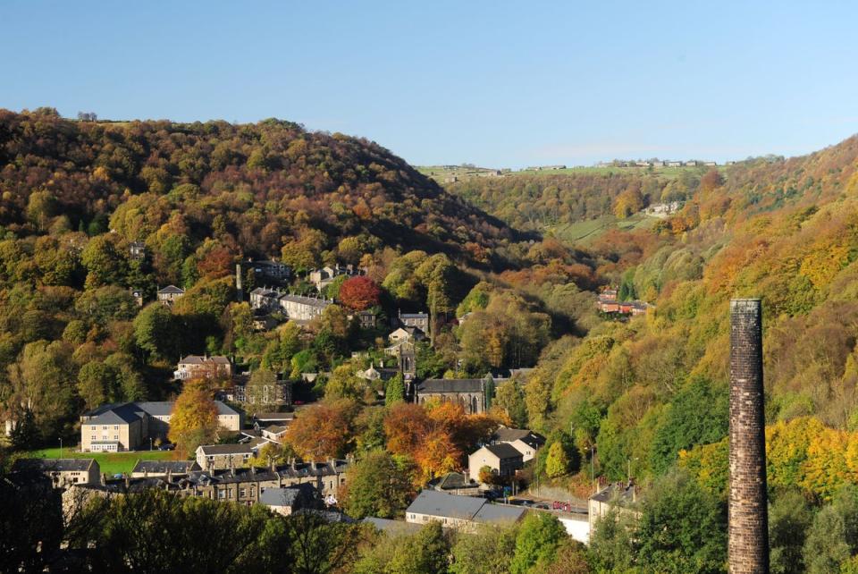 Hebden Bridge in Autumn  (PA)