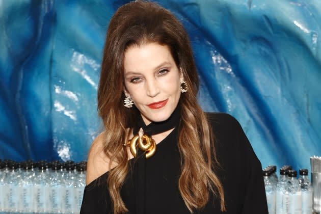 lisa-marie-presley.jpg Icelandic Glacial At The 80th Annual Golden Globe Awards - Credit: Joe Scarnici/Getty Images