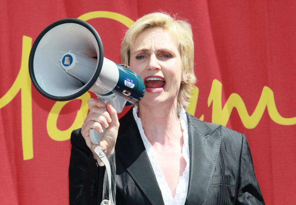 Jane Lynch Wax Unveiling