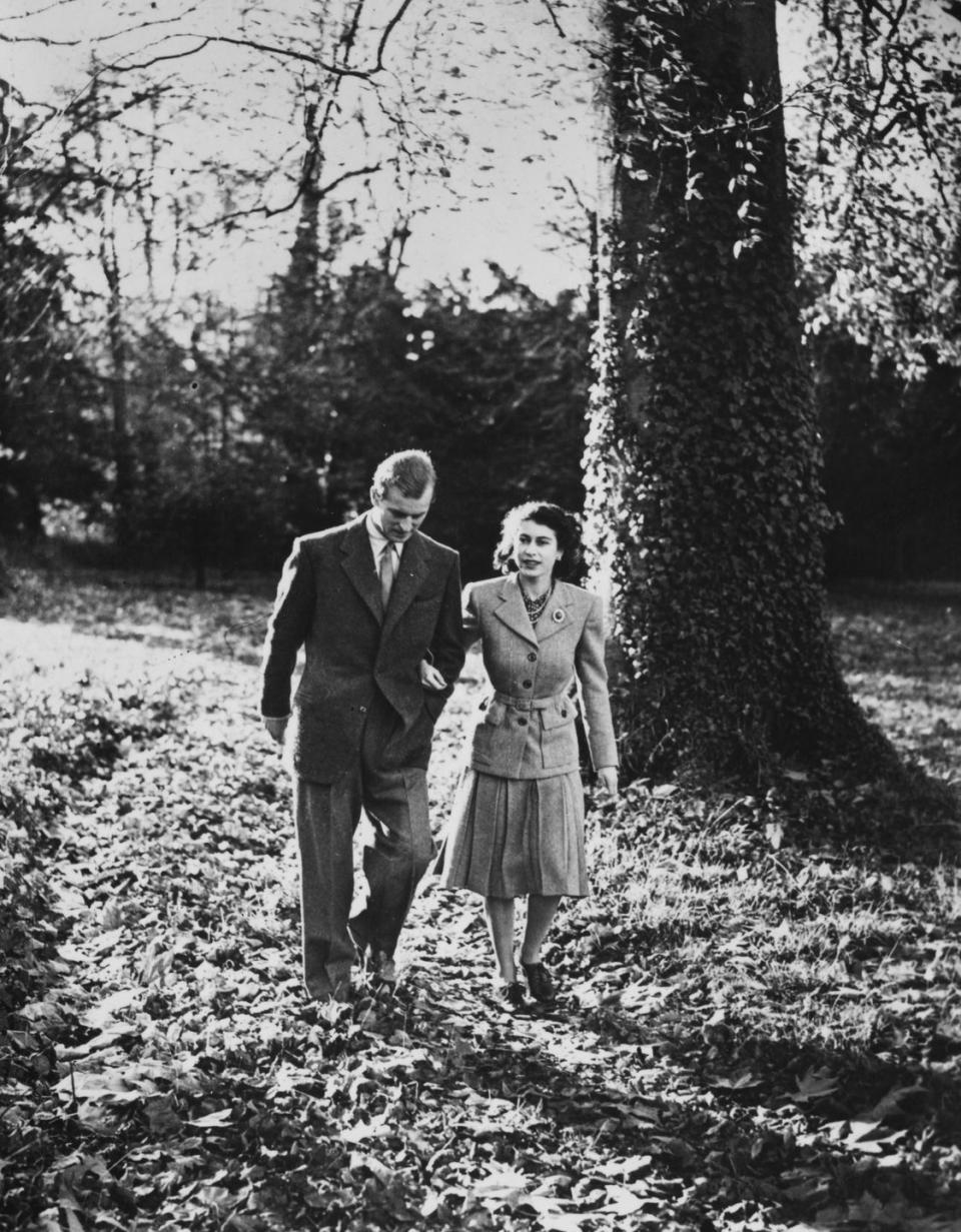 1947: Queen Elizabeth and Prince Philip