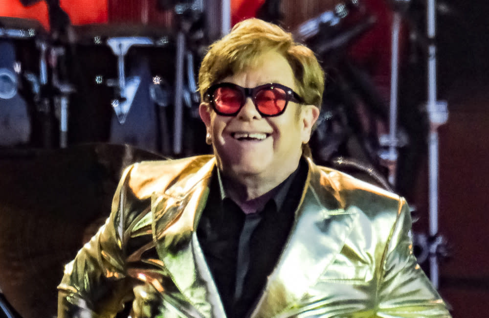 Sir Elton John on the Pyramid Stage at Glastonbury Festival - Avalon - June 2023