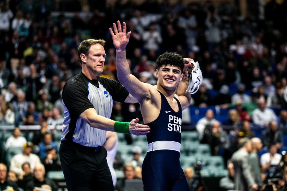 Could Penn State 141-pounder Beau Bartlett impress even more at the NCAA Championships (third place last year) this March? He's ranked No. 2 nationally after a close victory at Michigan.