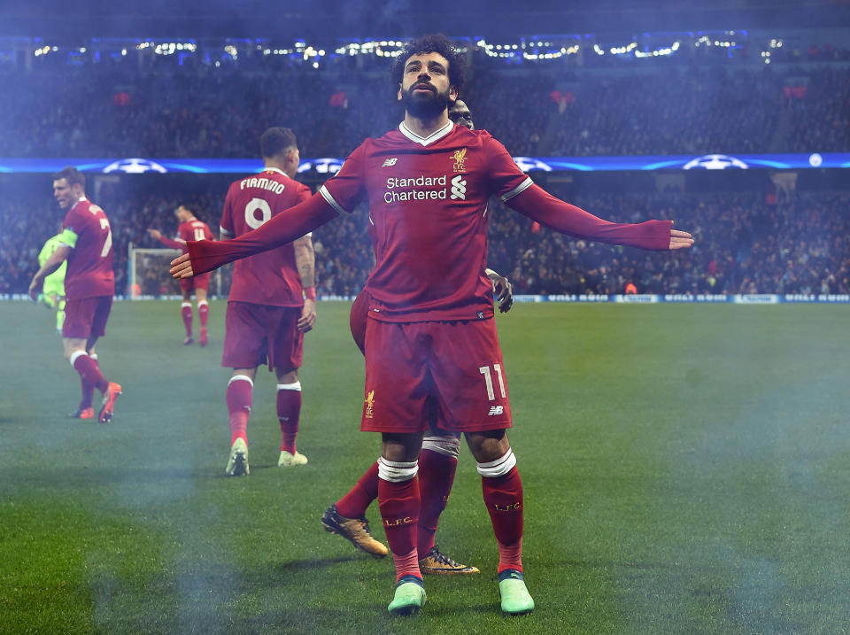 Mohamed Salah and Roberto Firmino strike as Liverpool weather Manchester City’s early storm to reach semi-finals