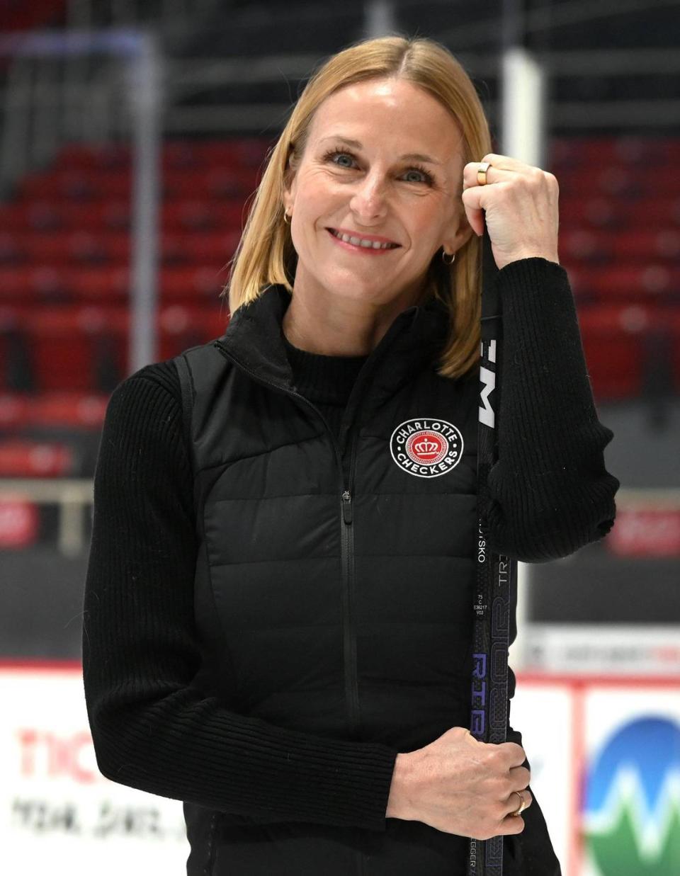 Charlotte Checkers chief operating officer Tera Black is the driving force behind the Charlotte Checkers. JEFF SINER/jsiner@charlotteobserver.com