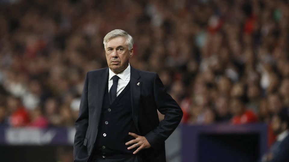 Ancelotti radically experimented with his squad's setup on Sunday but did not get the result that he or <em>madridistas</em> were hoping for. - Oscar del Pozo/AFP/Getty Images