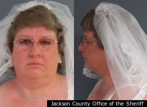 Til' the law do us part? This bride chose not to change out of her gown after being arrested in 2011 <a href="http://www.huffingtonpost.com/2011/07/19/wedding-day-mugshot-tammy-lee-hinton_n_902916.html" target="_blank">on her wedding day</a> on a two-year-old felony warrant accusing her of identity theft. 