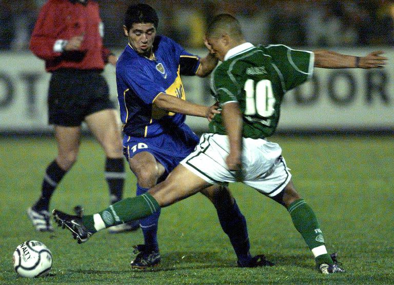 Boca y Palmeiras se midieron en la semifinal de la Copa Libertadores de 2001